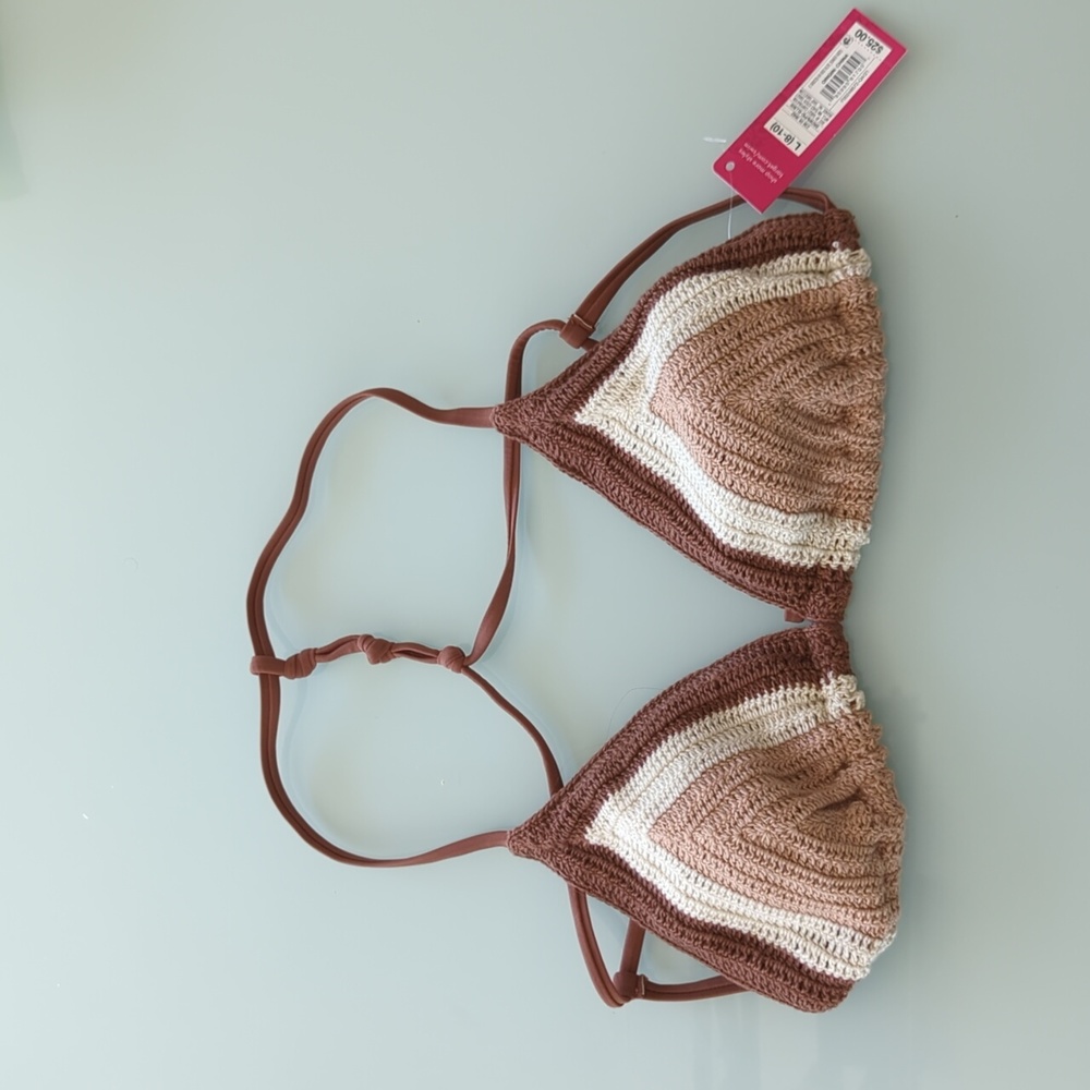 NWT Target Crochet Bikini Top